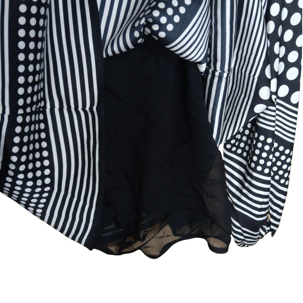 Elie Tahari The Olivia Silk-Blend Blouse NWT - Flaw - Picture 7 of 10